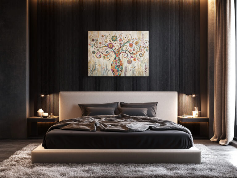 Canvas print Ornamental Botanical Tree