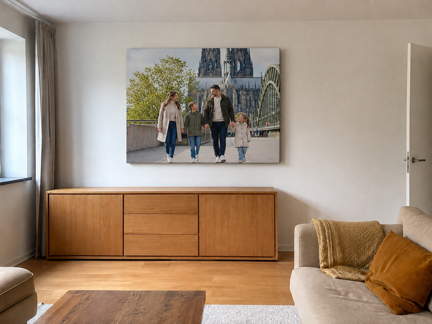 Design selection, print preparation or framed picture