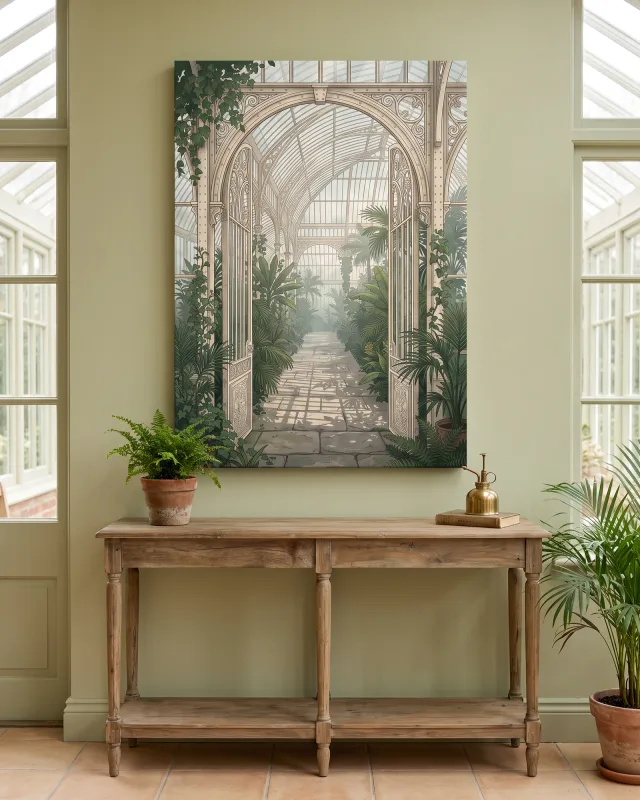 Canvas print – Gateway to the Tropical Orangery